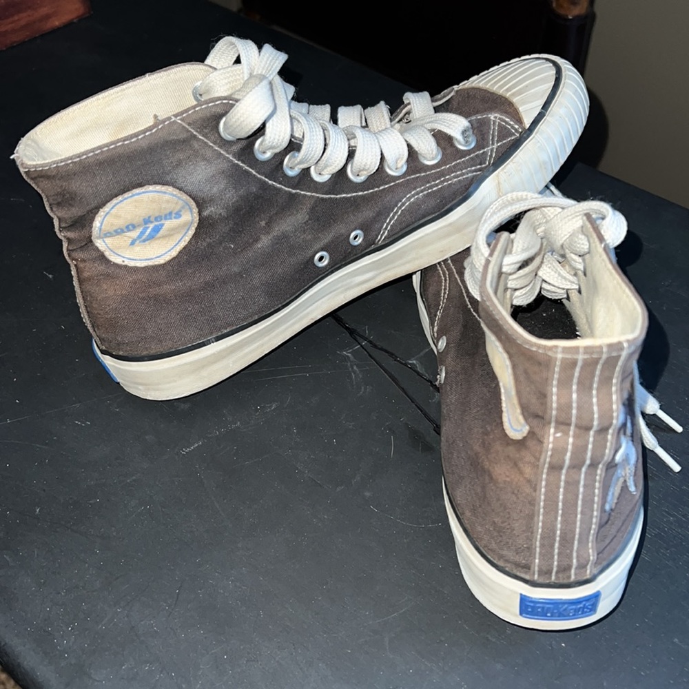 PRO Keds Canvas High Tops Bugs Bunny Blue Heel Tag Mens 9 1/2 Looney Tunes 1993 - Picture 14 of 14